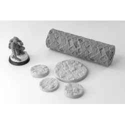 Rouleau de texture Dalles de pierre en chevron n°1