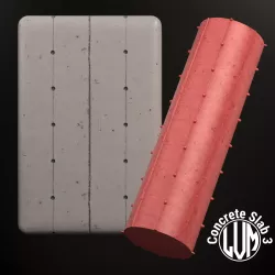 Rouleau de Texture Dalles de béton n°3