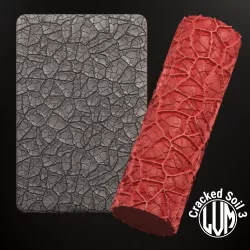 Rouleau de Texture Terre craquelée n°3