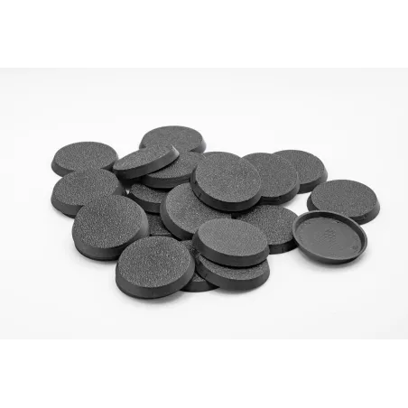 Socles plastiques ronds 28,5mm à l'unité