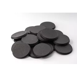 Socles plastiques ronds 40mm à l'unité