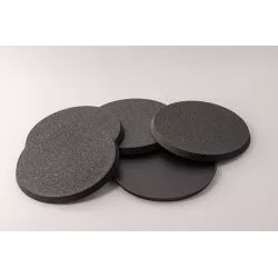Socles plastiques ronds 60mm à l'unité