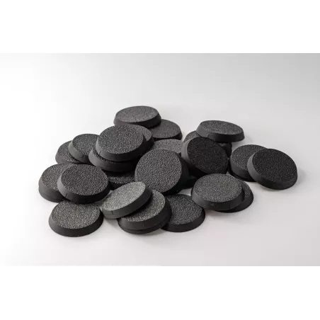 Socles plastiques ronds 25mm à l'unité