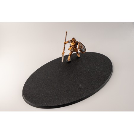 Oval plastic base