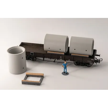 Touret bois – Ø125 /140/160/180 cm – Échelle HO