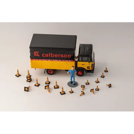 Cônes de signalisation K5a 50/75/90cm lesté rétroréfléchissant – Échelle HO