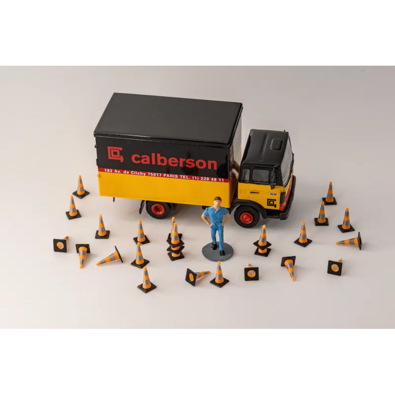 Cônes de signalisation K5a 50/75/90cm lesté rétroréfléchissant – Échelle HO