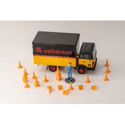 Cônes de signalisation oranges 50/75/90cm – Échelle HO