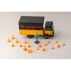 Cônes de signalisation K5a 50/75/90cm non lesté non rétroréfléchissant – Échelle HO