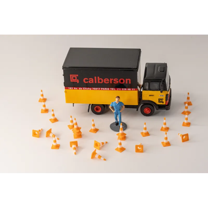 Cônes de signalisation K5a 50/75/90cm non lesté non rétroréfléchissant – Échelle HO