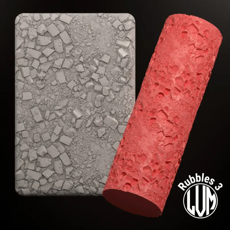 Texture roller Rubbles N°3