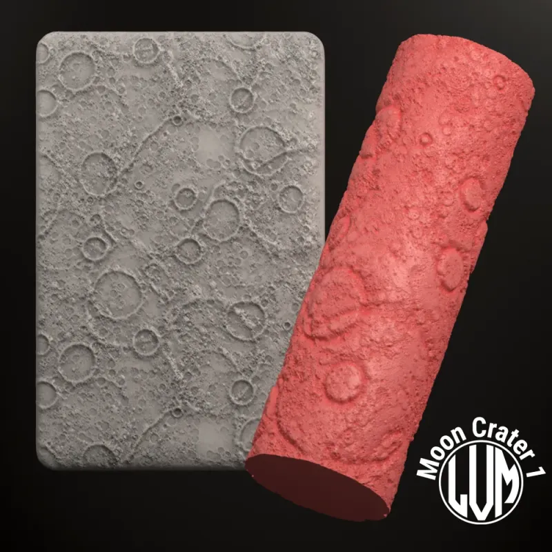 Rouleau de texture Cratères lunaires n°1