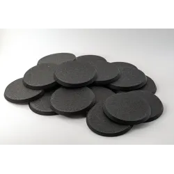 Round plastic bases