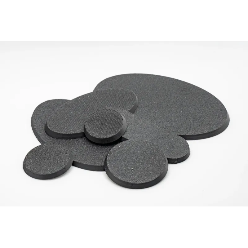 Round plastic bases