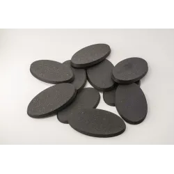 Socles plastiques ovales