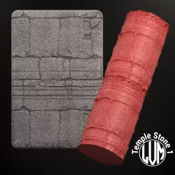 Rouleau de texture Pierres de temple n°1