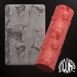 Rouleau de Texture Béton endommagé n°1