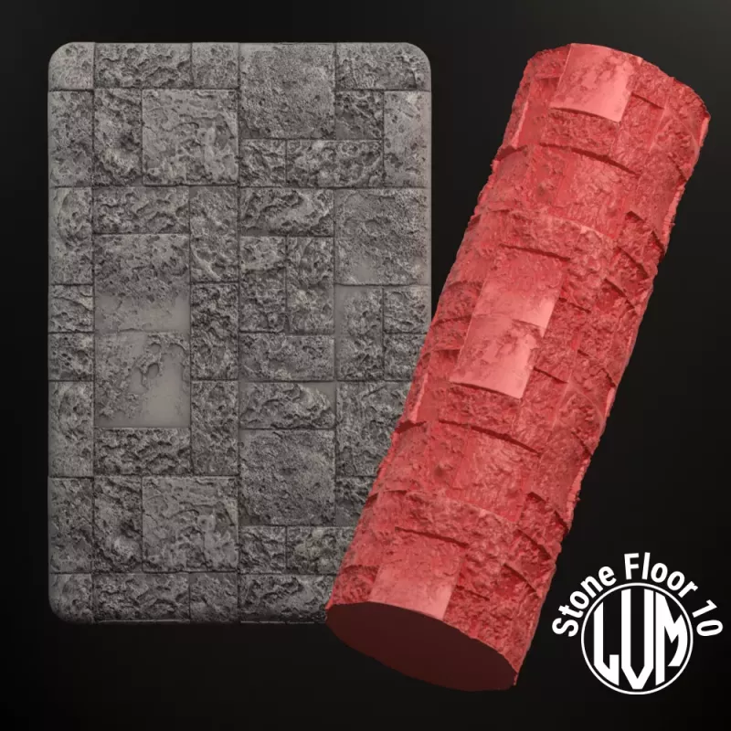 Rouleau de texture Dalles de pierre n°10